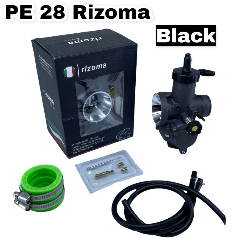 Karburator PE Rizoma Ukuran 28 Black Dan silver Universal karbu PE universal