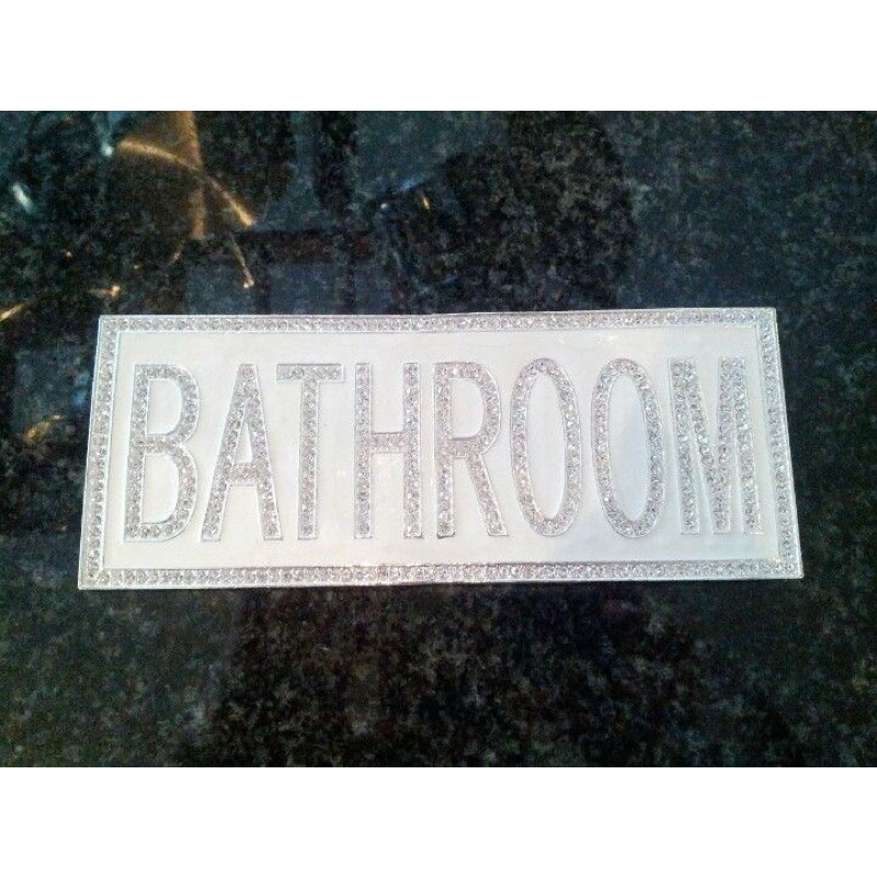 

Sign Bathroom Kamar Mandi Toilet Kristal Kilap