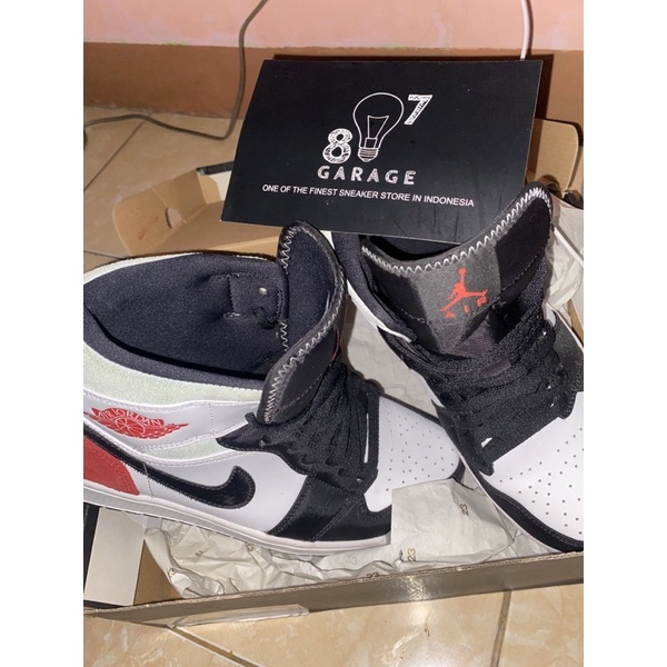 NIKE AIR JORDAN 1 MID (GS) UNION BLACK TOE