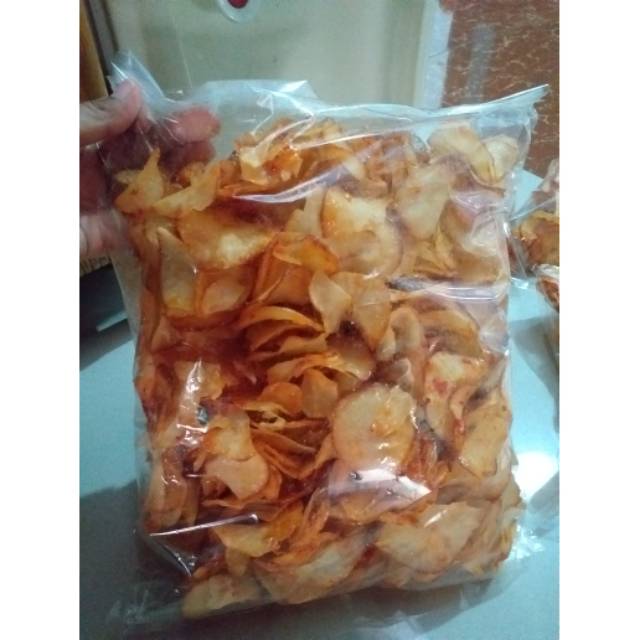 

KERIPIK SINGKONG PEDAS BALADO 1 KG