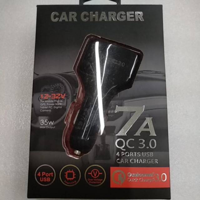 universal Car charger fast charge 4 usb 7A qualcomm 3.0