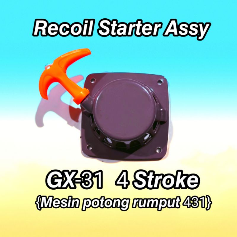 Jual Recoil Starter GX31 Kap Engkol Selahan Tarikan Stater Mesin ...