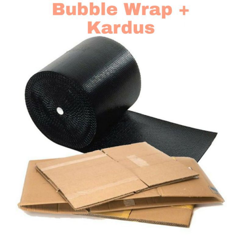 

Extra Packing Kardus dan Bubble Wrap
