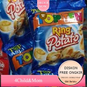 

Snack Ciki Ring Potato Cemilan Makanan Ringan Chiki 250 gram