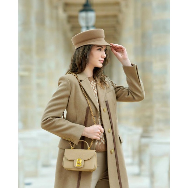 Buttonscarves Alma Bag Beige Small NEW