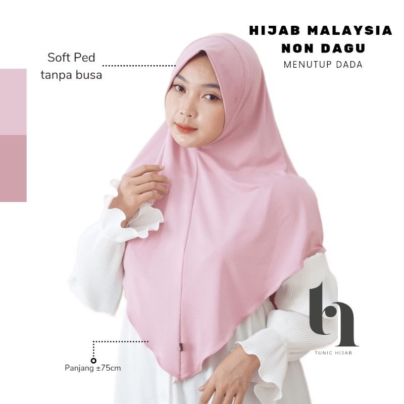 Terbaru Karin Bergo Malay Non Dagu | Hijab Malaysia Instan Soft Ped | Jilbab Instan Malay | Khimar Malaysia Instan | Hijab Instan Malay Jersey