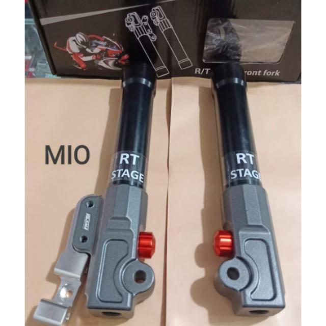 LARIS Tabung shock RT Stage + breket monoblok mio