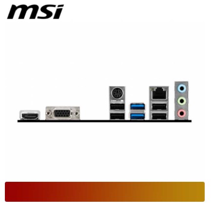 Motherboard msi h510m-a pro intel gen 10 11 H510 ddr4 Lga 1200 m-atx M.2 sata3 Hdmi vga lan audio Usb 3.2 - Mainboard