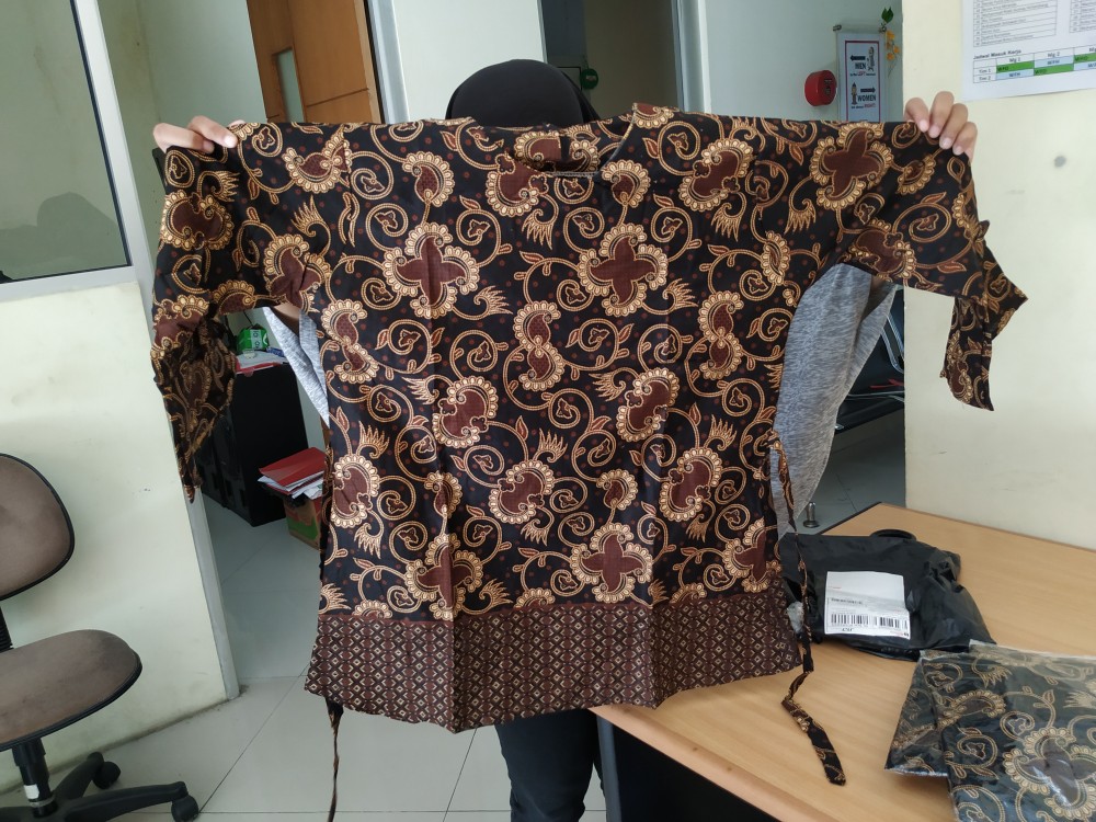 Baju Batik Wanita Modern Monalisa Genes M,l,xl Asli Pekalongan