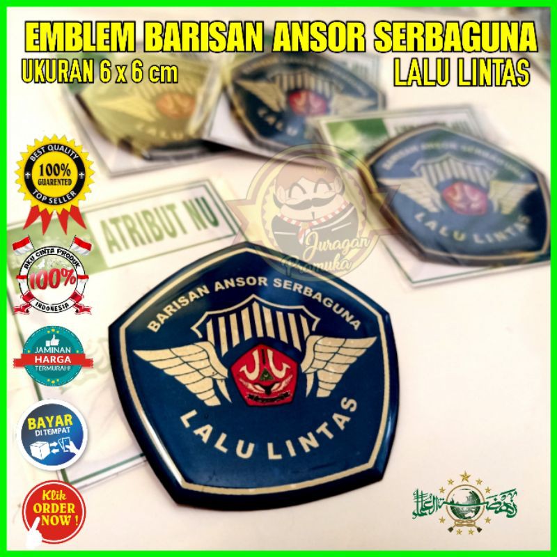 EMBLEM BALANTAS NU atau BARISAN ANSOR SERBAGUNA LALULINTAS ( NU )