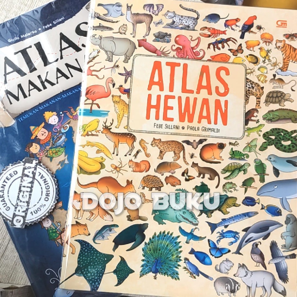 Buku Atlas Hewan (Animal Maps) by Giulia Malerba, Febe Sillani