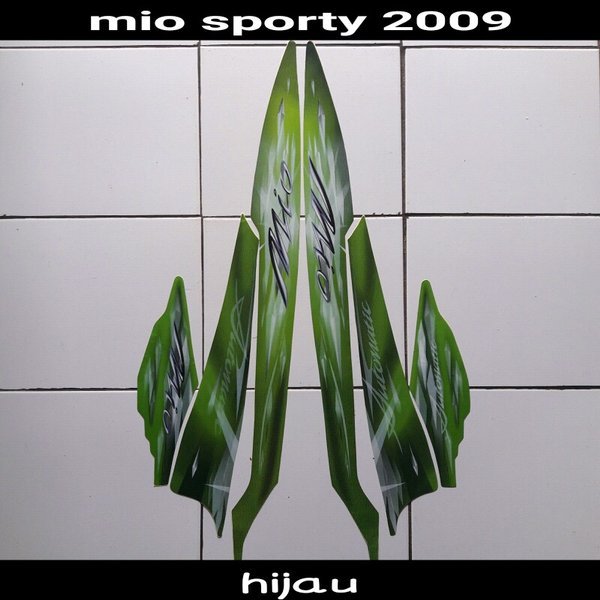 Stiker motor mio sporty 2009 hijau