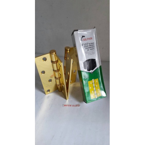 Jual Engsel pintu 4 DOLPHIN Kuning ASLI TEBAL TB MEGA shopee