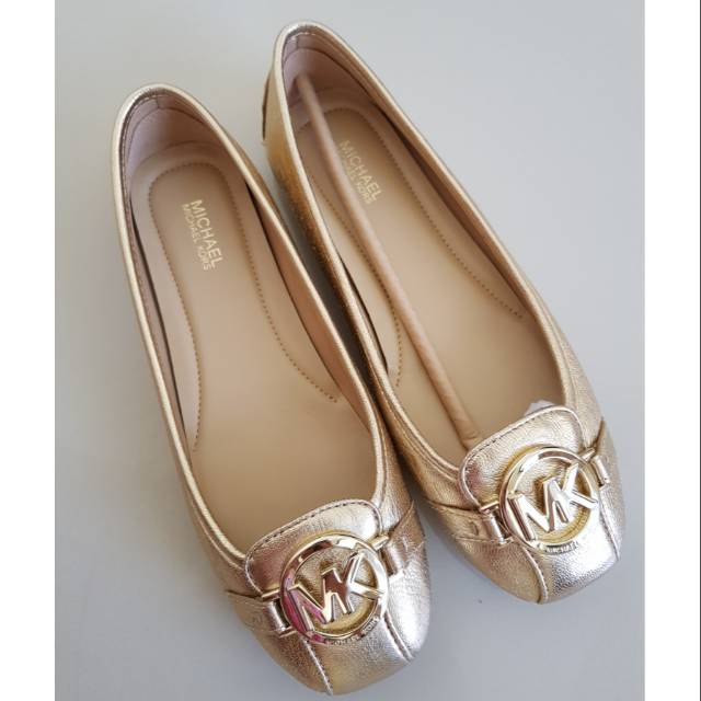 Sepatu MK michael kors fulton gold