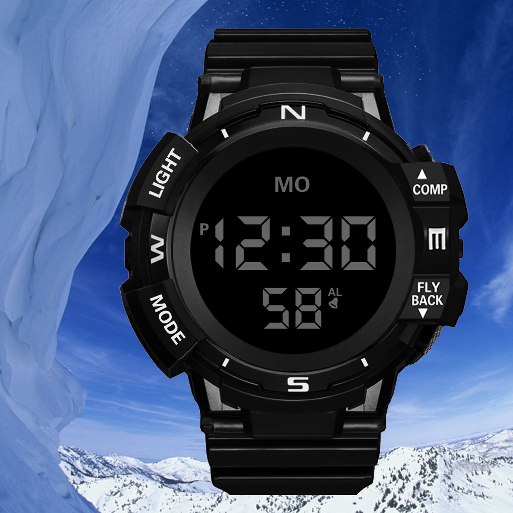 Jam Tangan Pria Digital Fashion Sporty Multifunctional Electonic /  Jam Tangan Luxury Men Digital