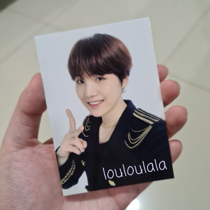 Photocard PC Coin Pouch BTS Suga Yoongi