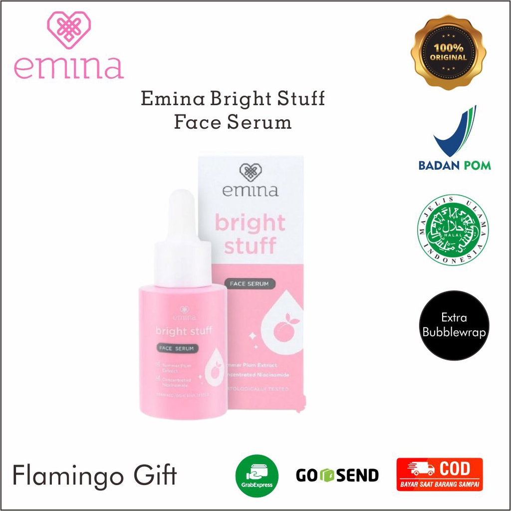 BPOM Emina Bright Stuff Face Serum 30 ml