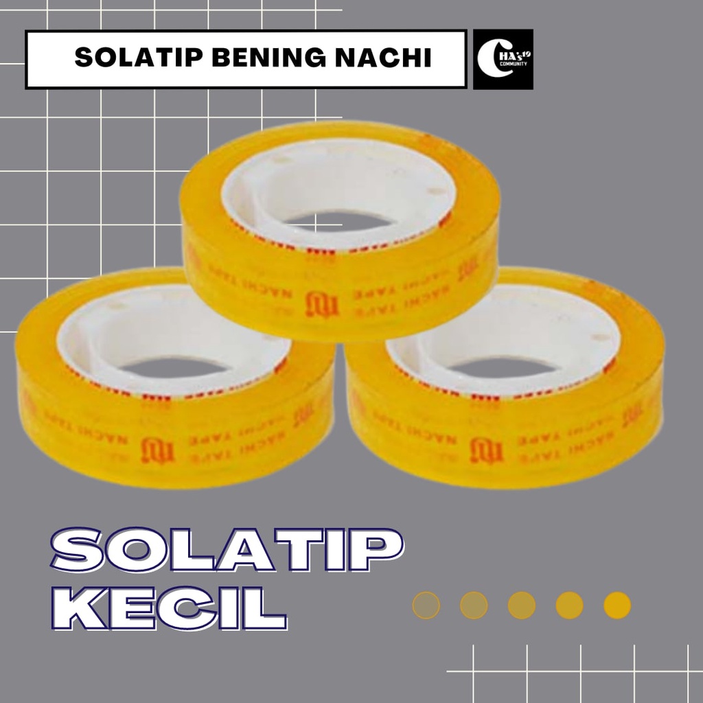 

(1pcs) Isolasi Bening Nachi / Cellotape Nachi Kecil