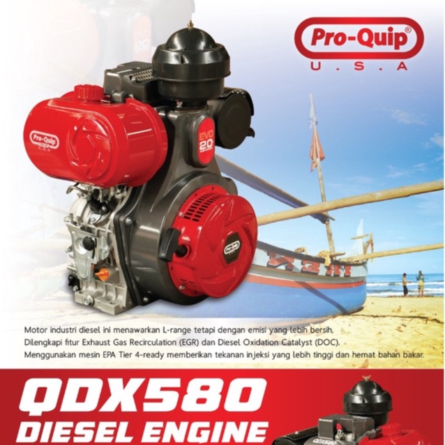 Engine diesel 20 hp Heavy Duty ProQuip Usa