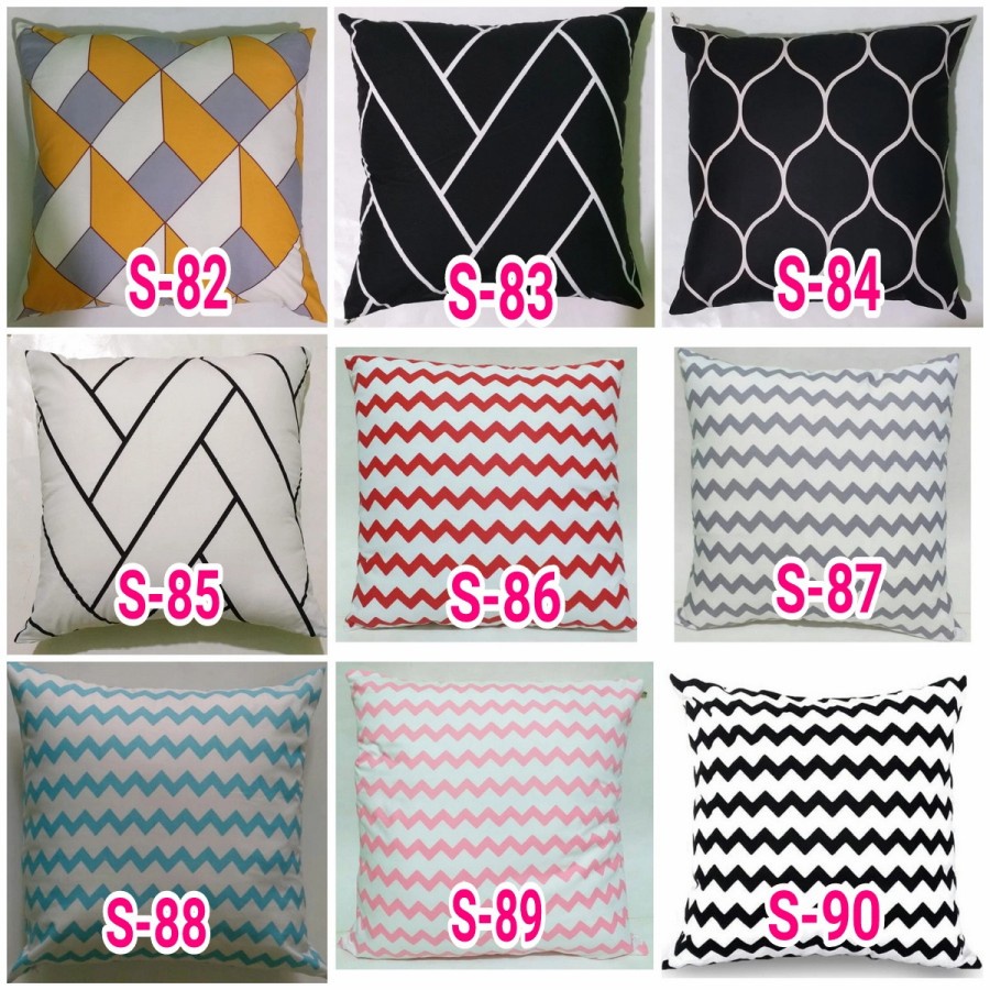 SARUNG BANTAL SOFA / KURSI UKURAN 55X55