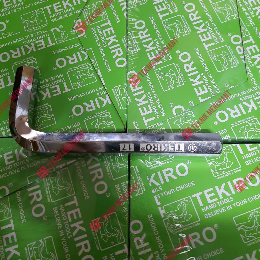 kunci L 17 mm pendek tekiro 17mm