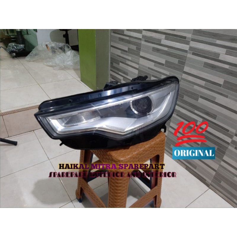 Headlamp lampu depan Audi A6 2012 2013 2014 original