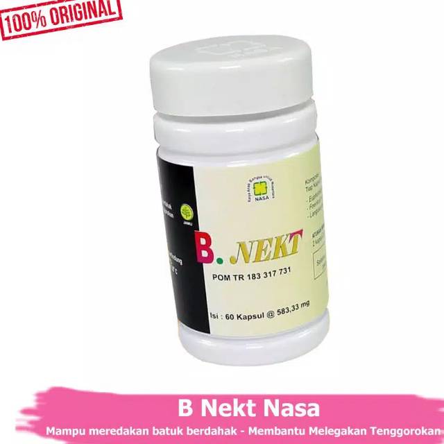

B.NEKT Ori Nasa Produk baru Suplemen Kesehatan Paru-Paru Tenggorokan&Meredakan Batuk-AGENKECANTIKAN5