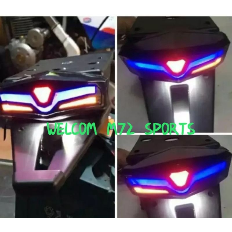 lampu stop klx lampu stop klx led spakbor belakang dtracker crf transformer