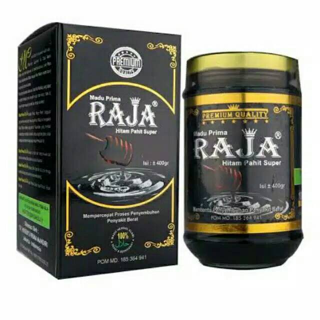 

Madu Prima Raja - Madu Hitam pahit Super Isi 400 g