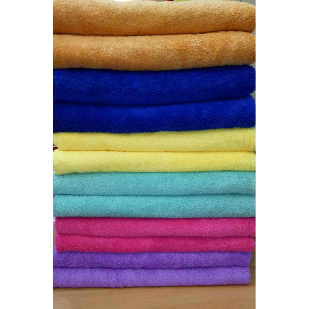 Handuk Microfiber Polos Ukuran 70 x 140 cm - towel