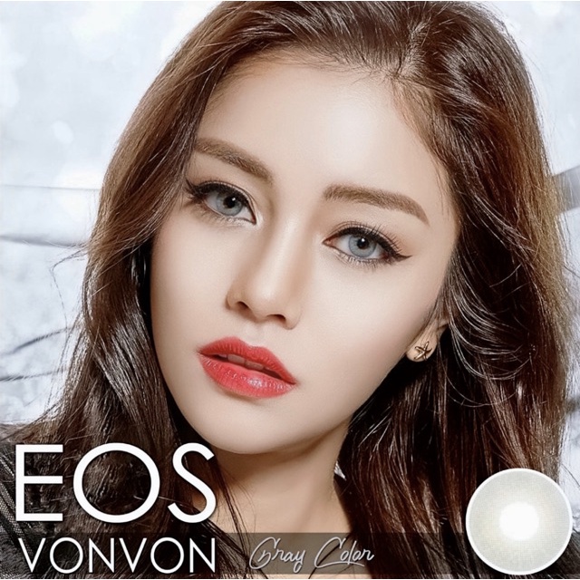 SOFTLENS EOS VONVON  LIGHT GREY 14.5 MM BY FUZZY NORMAL S.D -10.00