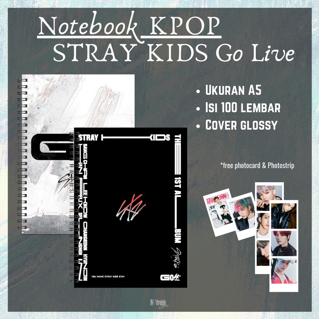 

Stray Kids Notebook GO Live