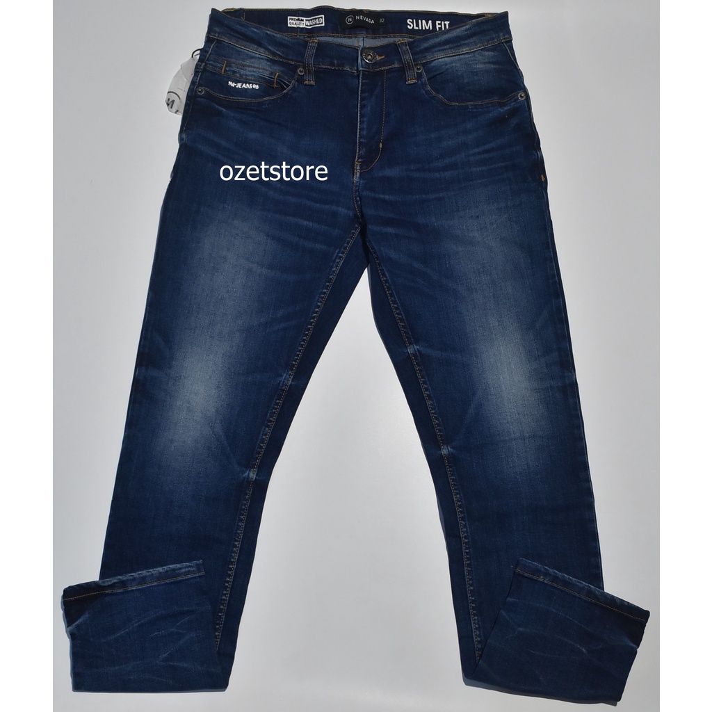 Celana Jeans Pria Nevada Denim Medium Slimfit CNP13 ORIGINAL & REAL PICTURE