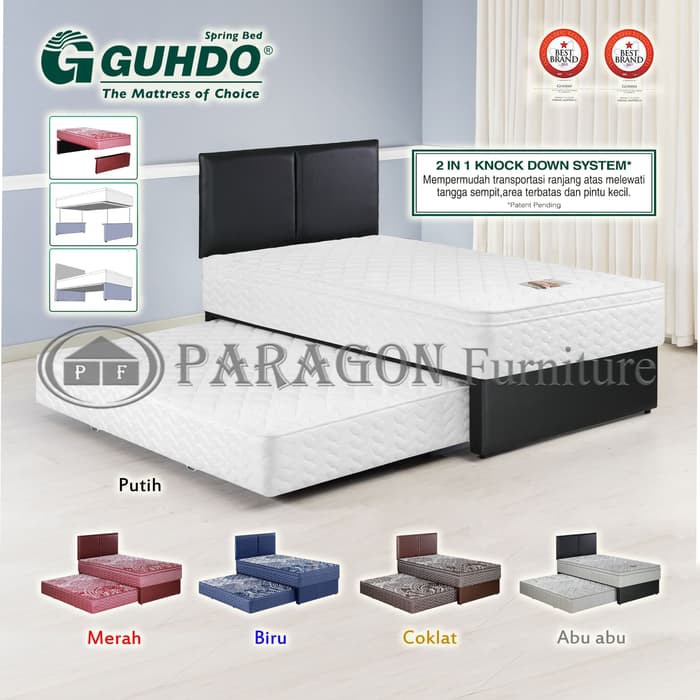 2in1 Standard PTKD 140x200 HB Atlantic - Full set Spring bed Guhdo