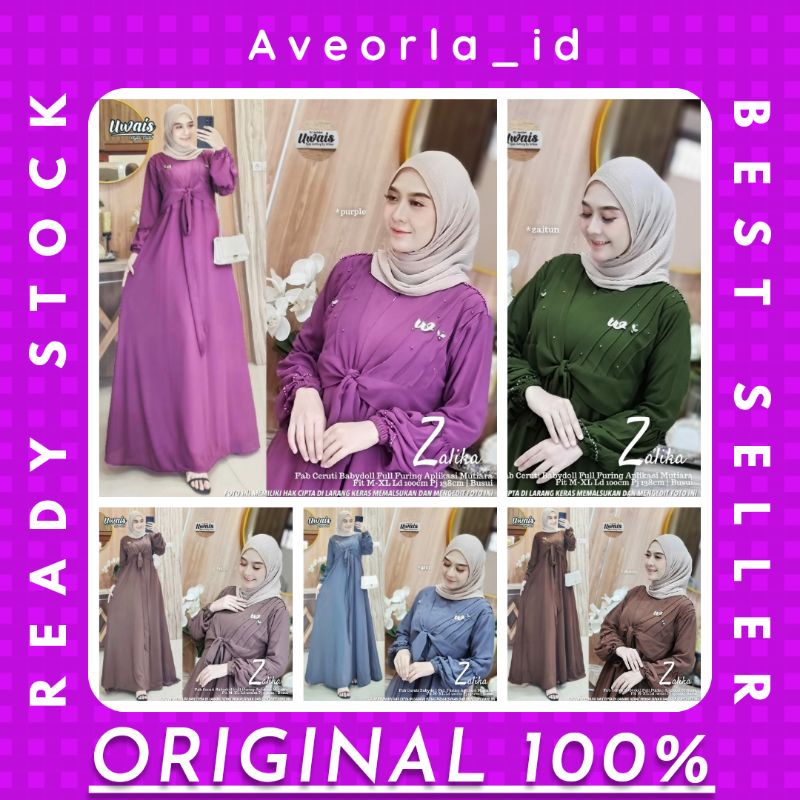 (( LANGSUNG KIRIM )) ZALIKA / ASHANA / PALOVA MAXY DRESS ORI BY UWAIS TERBARU