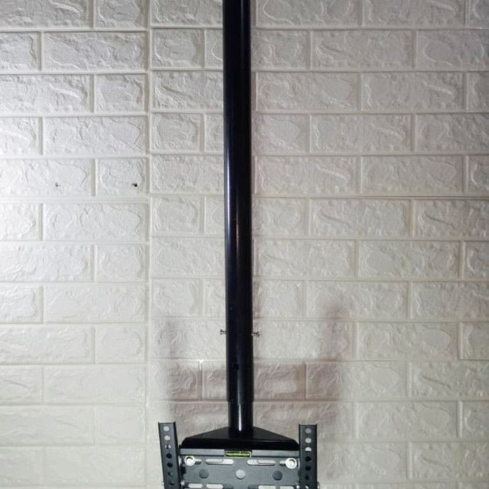 BRACKET TV PLAFON GANTUNG 43 40 32 29 INCH WATER PASS 2 METER