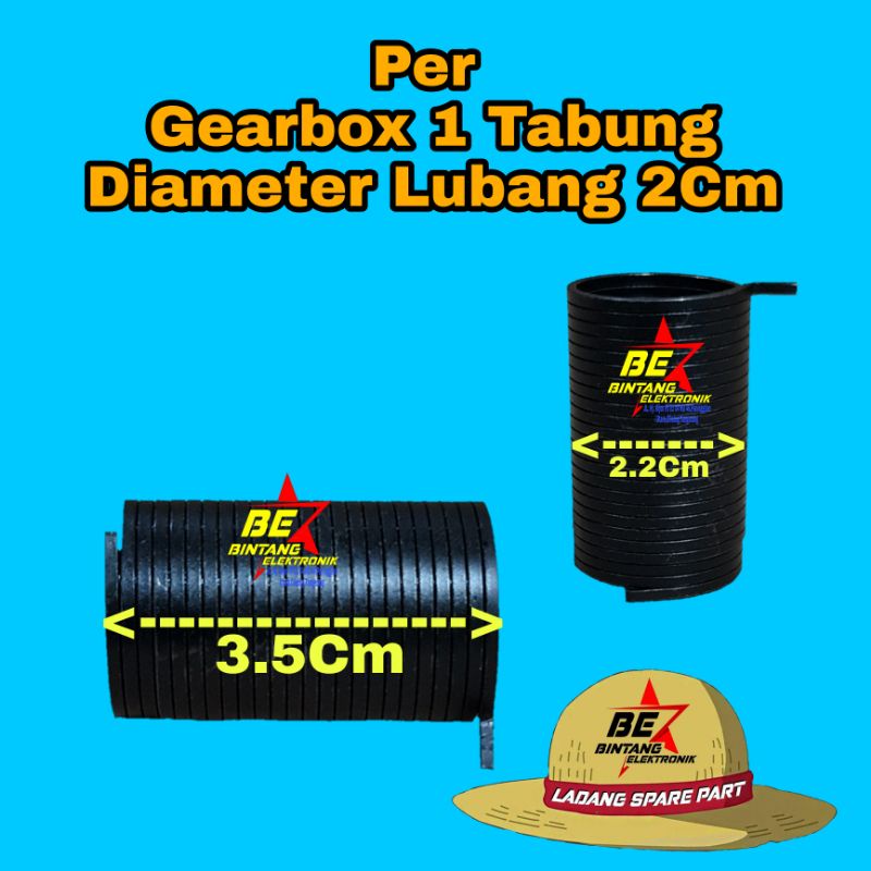 Per Gear Box Hitam Mesin Cuci 1 Tabung 2 cm Per Mesin cuci Otomatis Diameter 2 cm