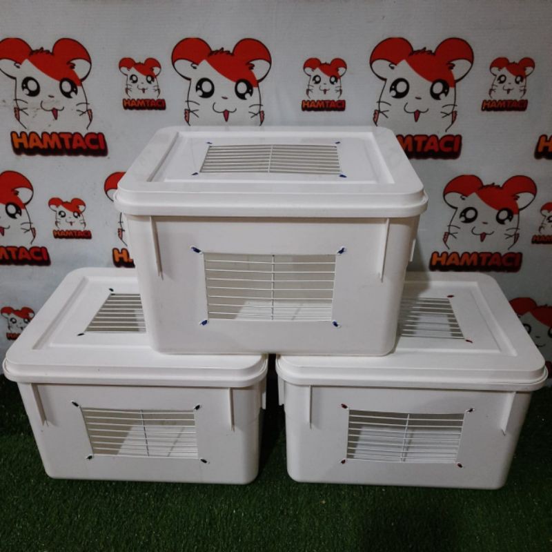 KANDANG BOX MODIF JERUJI HAMSTER/GERBIL/SMALLPETS BY HAMTACI