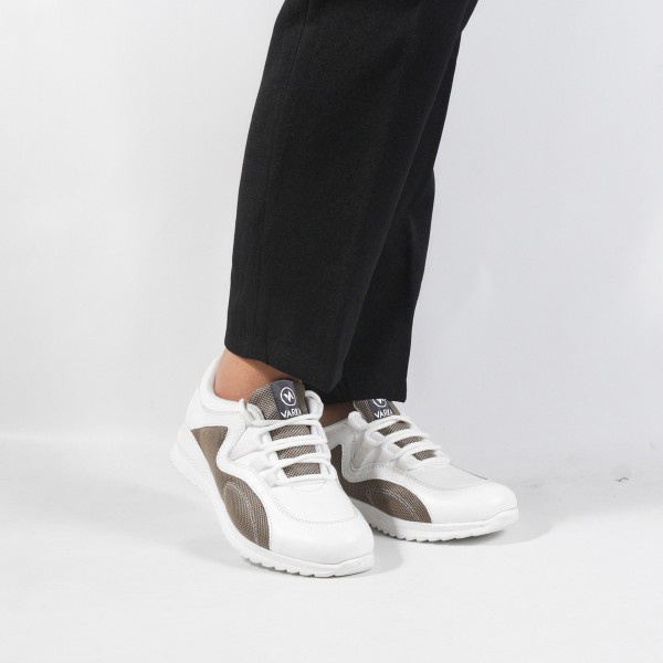 Sepatu Kets Wanita V 7261 Brand Varka Sepatu Sneaker Sport Wanita Trendi Berkualitas - Putih