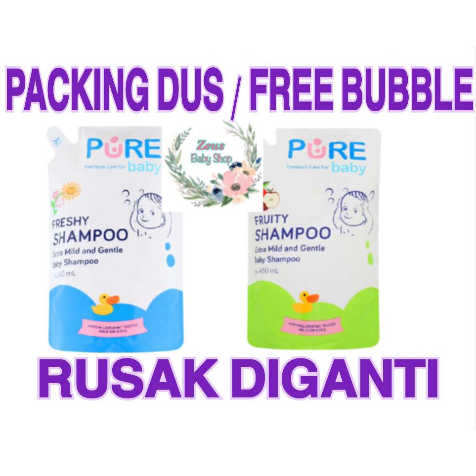 Pure Baby Shampoo 450ml Freshy / Fruity