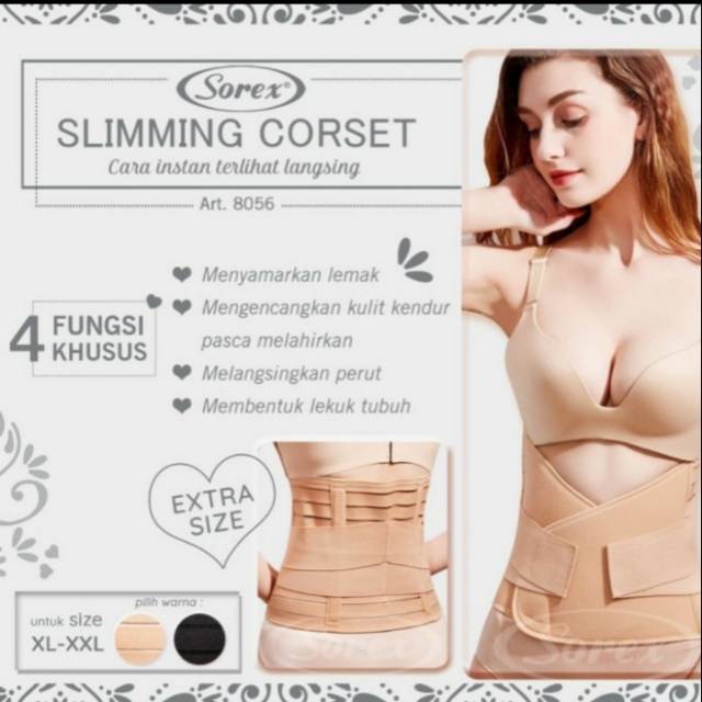 SOREX Slimming Corset Extra Size 8056 Size Jumbo Korset Ibu Melahirkan