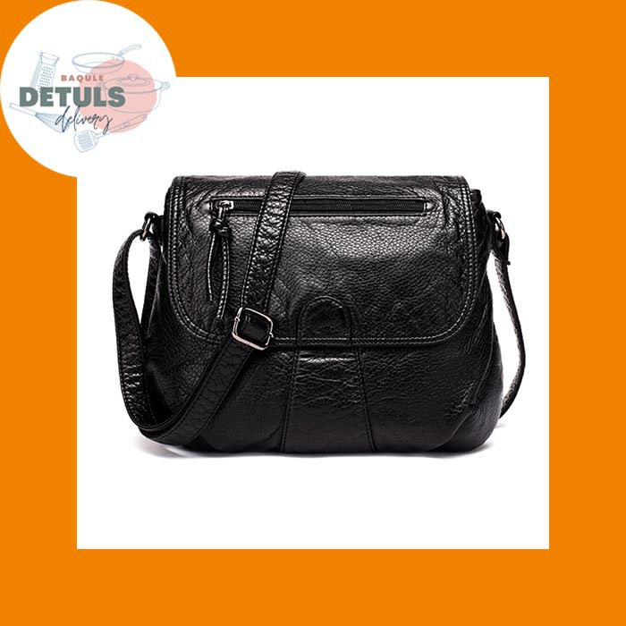 Tas Selempang Wanita Hitam Polos