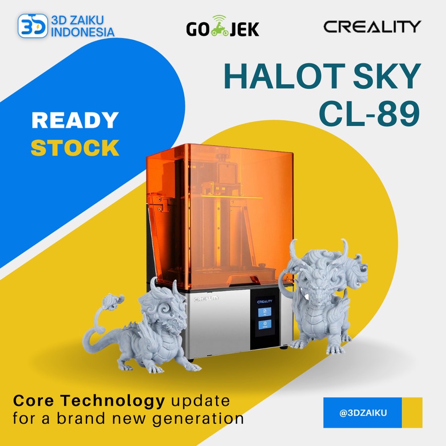 Creality Halot Sky CL-89 Resin 3D Printer Wifi Control High Res Detail