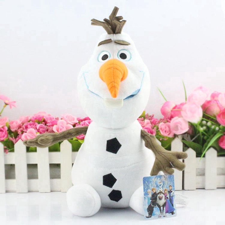 Boneka Plush Model Olaf Snowman Lucu Ukuran 50cm untuk Hadiah Natal