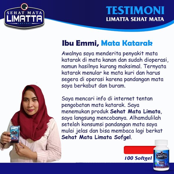 Obat Mata Katarak Glaukoma, Tukak Ulkus Kornea Penglihatan Buram - Herbal Walatra Sehat Mata