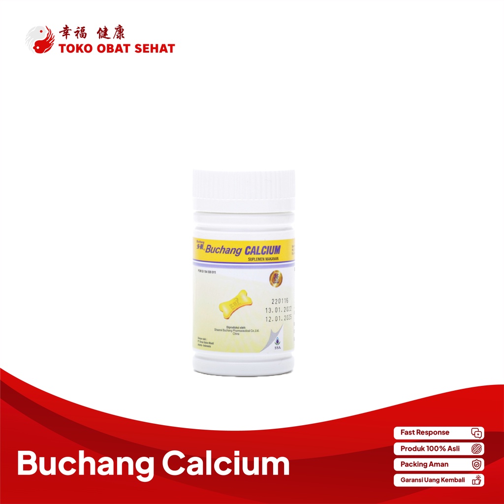 BUCHANG CALCIUM mencegah osteoporosis - memenuhi kalsium tulang - meredakan nyeri sendi