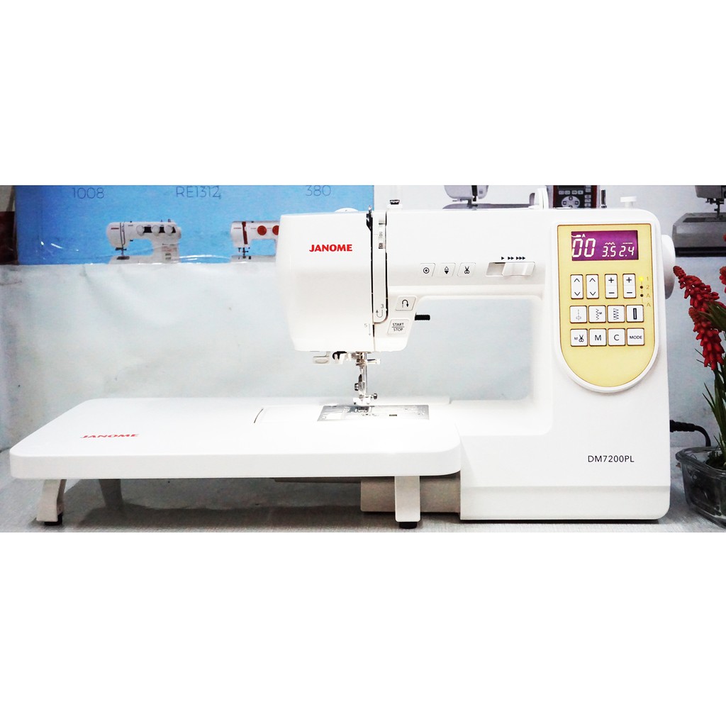 mesin jahit portable merk Janome type DM7200PL  - cream