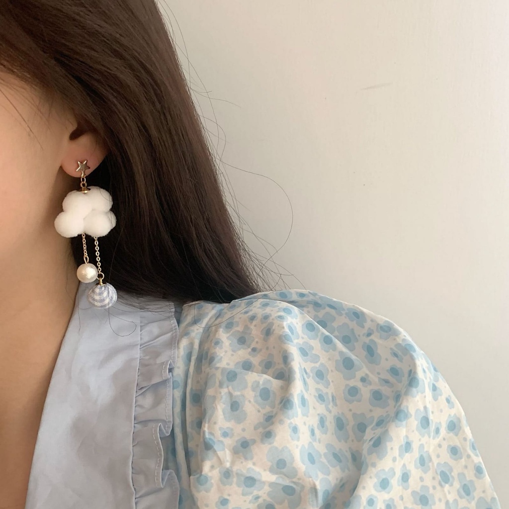 Anting AT54 CLOUD   S925 /Earring/Aksesoris/accessories/ Deluna/BS