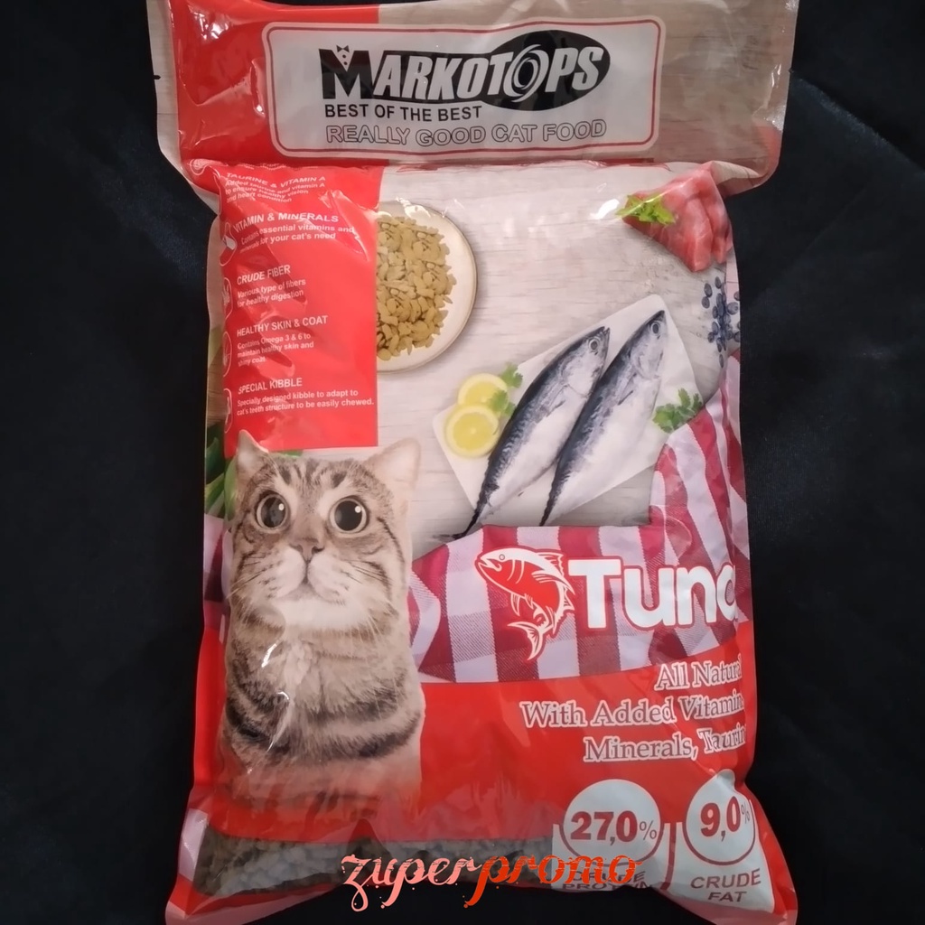 Markotops Repack 1kg / Markotops Cat Food / Makanan Kucing Markotops