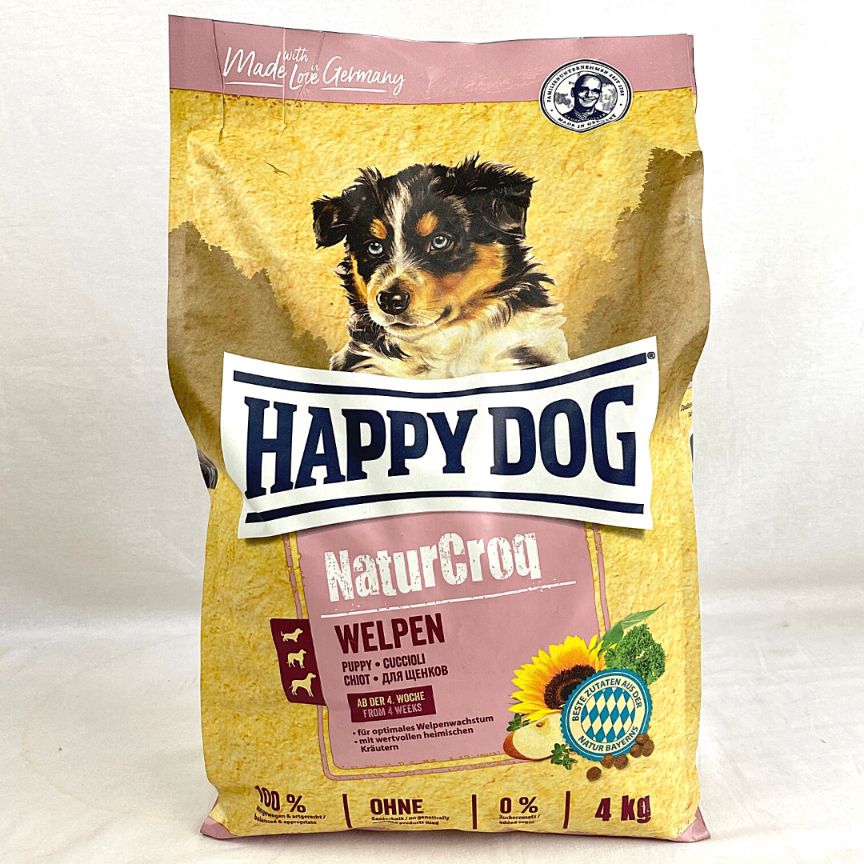 

HAPPYDOG Makanan Anakan Anjing NATURCROQ Puppies Welpen 4kg